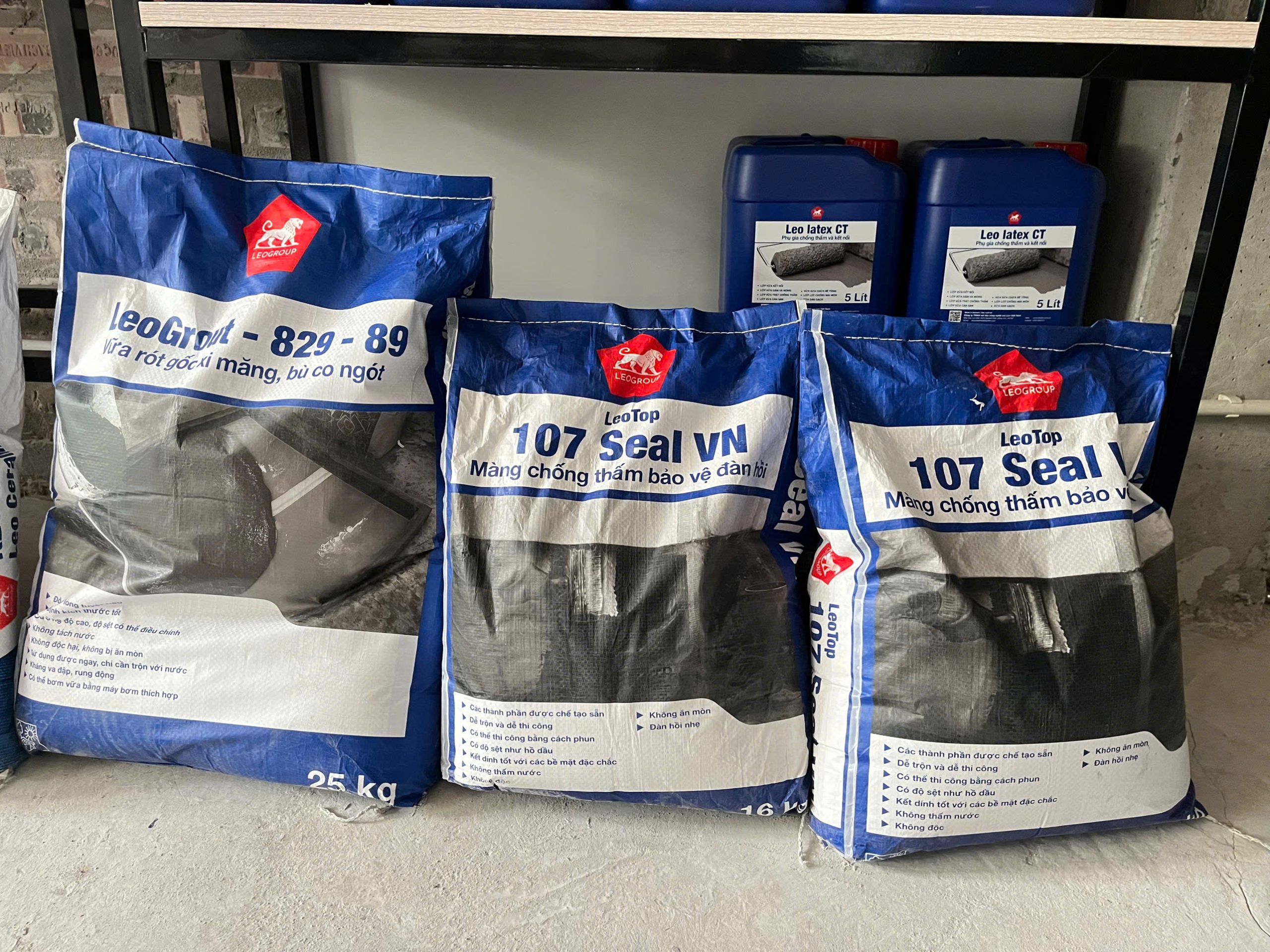 vữa rót gốc xi măng LeoGrout 829 - 89